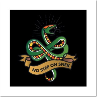 No Step on Snek Tee Tshirt Posters and Art